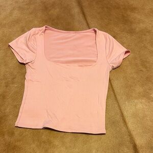 Pink Crop Top